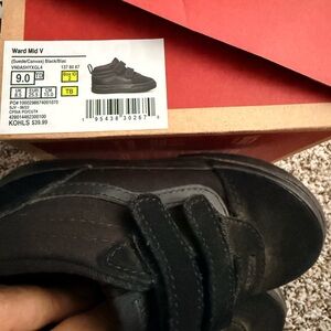 Vans Ward Mid V Black Toddler Sneakers